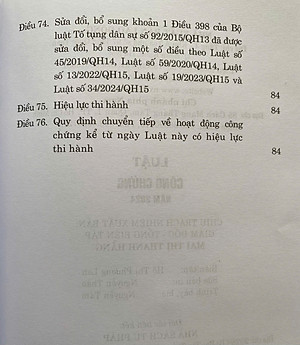 Luật Công Chứng Năm 2024