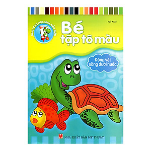 Combo Bé Tập Tô Màu (8 Tập) - Tái Bản