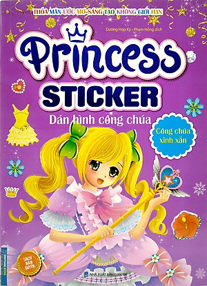 Sách Princess Sticker - Dán Hình Công Chúa - Công Chúa Xinh Xắn