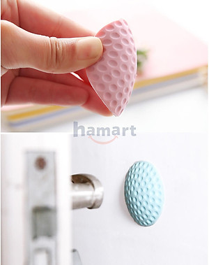 SET 3 Miếng Cao Su Dán Tường Chống Va Đập Chặn Cửa Giảm Tiếng Ồn Keo Siêu Dính Tiện Lợi