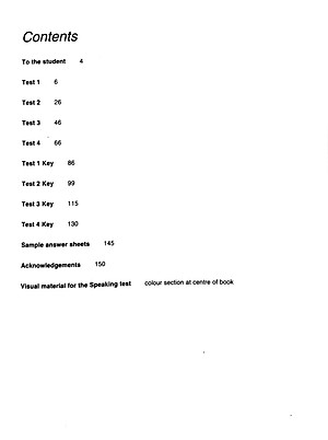 Cambridge Preliminary English Test 4 Student's Book with Answers
