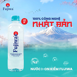 Thùng 24 Chai Nước Uống Ion Kiềm Cao Cấp Đóng Chai Fujiwa 300ml - Nước uống Detox với Công Nghệ Điện Phân Ion Kiềm