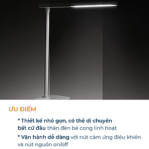 Đèn bàn Philips bảo vệ mắt DSK212 Tilpa PT 5W 4000K -  Điều chỉnh độ sáng, êm dịu cho đôi mắt khỏe đẹp