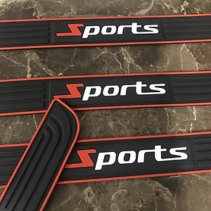 Bộ 4 miếng nẹp bước chân chống trơn trượt, trày xước xe ô tô, xe hơi cao cấp