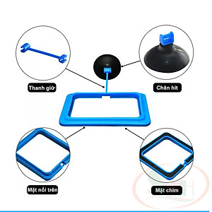 Vòng nổi cho cá ăn Feeding Ring giữ thức ăn cám tầng mặt bể cá thủy sinh