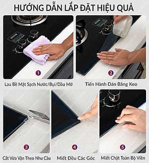 Băng Dán Viền Bếp Bồn Chậu Rửa Trong Suốt Keo Siêu Dính Dán Mép Tường Chống Bẩn Dầu Mỡ Nấm Mốc