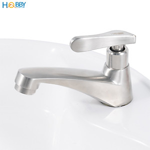 Vòi chậu rửa mặt lavabo dòng lạnh inox 304 Hobby home decor LBL6