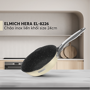Chảo Inox liền khối Elmich Hera