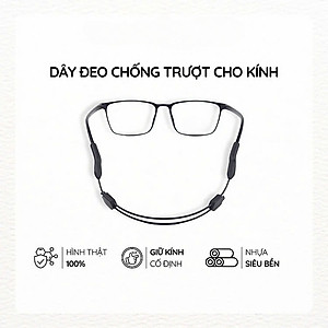 Dây đeo mắt kính giữ gọng kính, chơi thể thao chống rơi kính Trượt Chất Liệu Nhựa Silicon, Ôm Sát Vòng Đầu Phiên Bản Nâng Cấp Chơi Thể Thao Sports