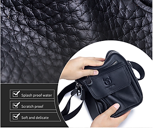 Túi đeo chéo nam 100% da bò thật cao cấp phong cách mới