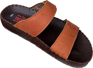 Dép quai ngang nam da bò cao cấp Trường Hải QN335