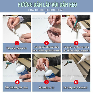 Keo Dán Gạch Men Siêu Dính LKB 260ml Dán Ron Gạch Gốm Ván Gỗ Lát Sàn Ốp Viền Tường Nhà