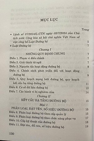 Luật Đường Bộ Năm 2024