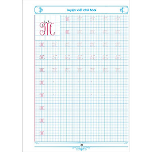 luyện Viết Chữ Đẹp (  Chữ Hoa - Chữ thường - Theo Chương Trình Mới)