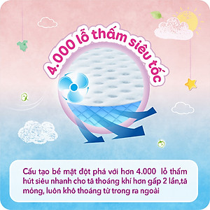 Tã dán Bobby Siêu thấm - khô thoáng size XS