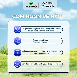 Gạo ST25 Trạng Nguyên Vinh Hiển Túi 2KG – Dẻo nhiều, dai cơm, thơm dứa - Chuẩn HACCP, VietGAP