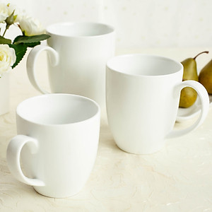 Combo 3 sản phẩm Ca LPB - Ca Long Phương Bầu sứ trắng cao cấp 