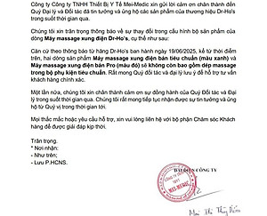 Máy massage xung điện trị liệu Dr Ho New 40 phút