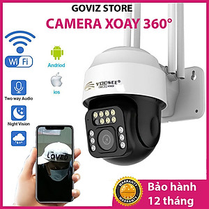 Camera Wifi Yoosee 4.0 Mpx Full HD, Dòng Ngoài Trời Xoay 360° 4 râu C12 Xem Đêm Có Màu-Đàm Thoại 2 Chiều-Phát Hiện Chuyển Động Chống Trộm-Hàng Nhập Khẩu