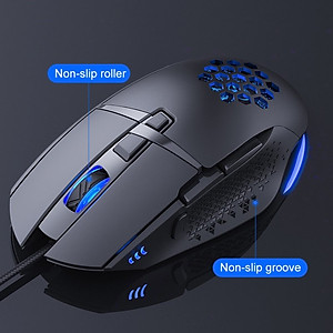 Chuột Led RGB gaming T90 7200dpi công thái học chống mỏi cổ tay Cho máy tính laptopChuột Led RGB gaming T90 7200dpi công thái học chống mỏi cổ tay Cho máy tính laptop hàng nhập khẩu