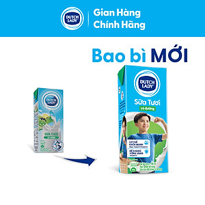 Thùng 48 Hộp Sữa Tươi Tiệt Trùng Dutch Lady Cô Gái Hà Lan Có Đường (48X180ml)