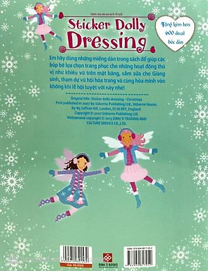 Sách Dán Hình Sáng Tạo Trang Phục Búp Bê - Giáng Sinh Hạnh Phúc