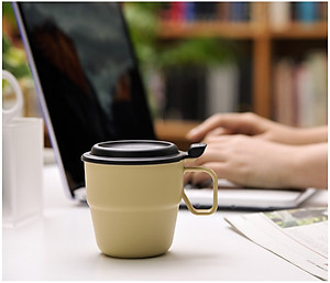 Ly nhựa cao cấp có nắp chống tràn Inomata hàng nội địa Nhật Bản