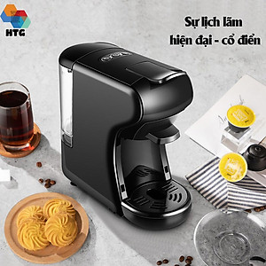 Máy pha cà phê viên nén Stelang ST504 3 trong 1, dùng được cà phê bột và Dolce Gusto, Nespresso, áp suất 19 bar hàng chính hãng