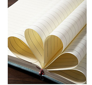 Sổ tay bìa Da PU A5 ghi chép 360 trang mẫu hươu sang trọng Tặng kèm bút viết