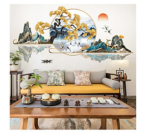 Sticker Giấy Dán Tường Decal Dán tường Tranh Dán Tường Trang Trí Tường Mẫu ZH-1019