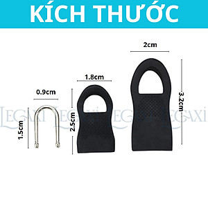 Móc Khóa Zip Kéo Thay Thế Bằng Nhựa Kim Loại Có Thể Tháo Rời Cho Balo Túi Xách, Vali, Áo Khoác, Quần 