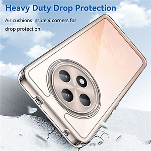 Ốp lưng dành cho OPPO Reno 12F 5G dẻo trong chống sốc bảo vệ camera - Hàng chính hãng