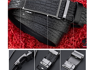 Thắt lưng nam da bò nguyên chất mặt khóa tự động hợp kim cao cấp