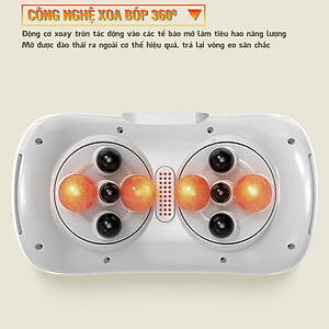 Máy Massage Bụng Cao Cấp Nikio NK-166DC - Công Nghệ Xoa Bóp Kết Hợp Hồng Ngoại Hiện Đại, Hỗ Trợ Cải Thiện Vòng 2 Cực Nhanh, Pin Sạc Tiện Lợi