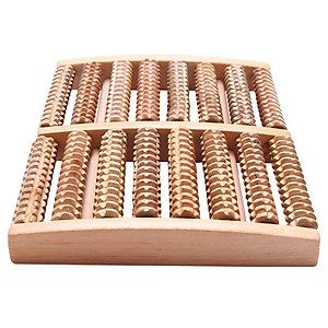 Bàn Lăn Massage Chân Bằng Gỗ 5 Hàng, 6 Hàng, 7 Hàng, 8 Hàng Giúp Lưu Thông Kinh Mạch, Cải Thiện Giấc Ngủ, Bảo Vệ Sức Khỏe – Bàn Lăn Chân Gỗ Cho Văn Phòng, Gia Đình