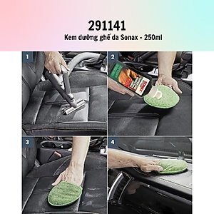 Kem dưỡng ghế da Sonax Leather Care 291141 mẫu 2020 250ml