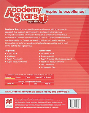 Sách Academy Stars Level 1 Pupils Book Pack