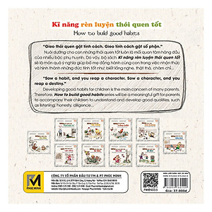 Sách Rèn Luyện Thói Quen Tốt 2-6 Tuổi: Đừng Lười Biếng Vậy, Én Xinh (Song Ngữ)