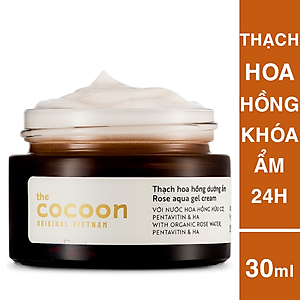 Thạch hoa hồng dưỡng ẩm cocoon 30ml (rose aqua gel cream)