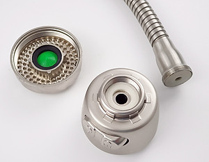 Vòi rửa chén lạnh Inox SUS 304, cần lò xo Eurolife EL-RC09 (Trắng vàng)