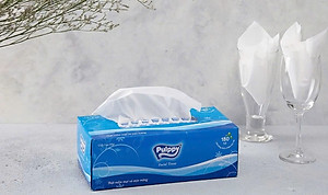 Khăn Giấy Hộp Giấy Rút Pulppy 2 Lớp Mềm Mịn Siêu Dai 180 Tờ 2 Lớp