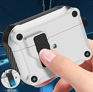 Case vỏ ốp tai nghe dành cho Airpods 1 2 3 4 Airpods Pro Airpod Pro 2 có khoá chống rơi 2 lớp cao cấp - Hàng chính hãng