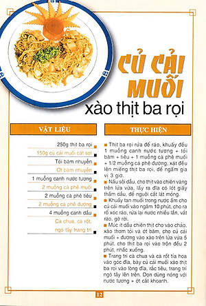 Sách 60 Món Ăn Được Ưa Thích - Món Thịt Heo