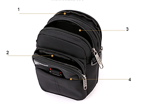 Túi đeo chéo nam đa năng cao cấp phong cách mới