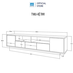 Kệ Tivi Và Bàn Trà Hiện Đại, Đa Năng Cho Phòng Khách SIB Decor TV83
