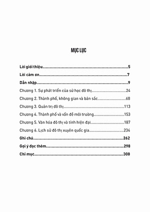 Sách Lịch sử đô thị hiện đại