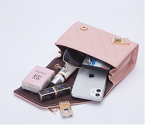 Túi đeo chéo nữ thời trang cao cấp  Hàn Quốc siêu đẹp khóa cài chéo VTX024