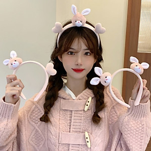 Cài tóc hai con thỏ dễ thương