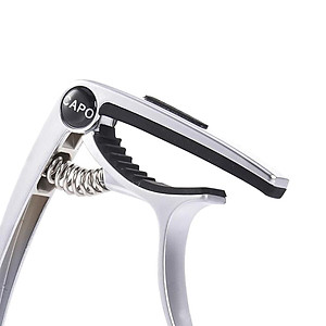3in1 Alloy Universal Guitar Capo with 5 Picks and Leather Pick Holder for Acoustic Guitars Electric Guitar Ukuleles Mandolins Bass Guitars