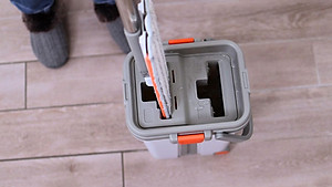 Bộ Cây Lau Nhà KITIMOP PRO MAX, Thùng Lau Nhà Tự Vắt Thông Minh, Chổi Lau Nhà Xoay 360 Độ, Lau Sàn Làm Sạch